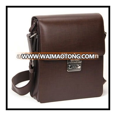 Classical hard leather men custom leather briefcase